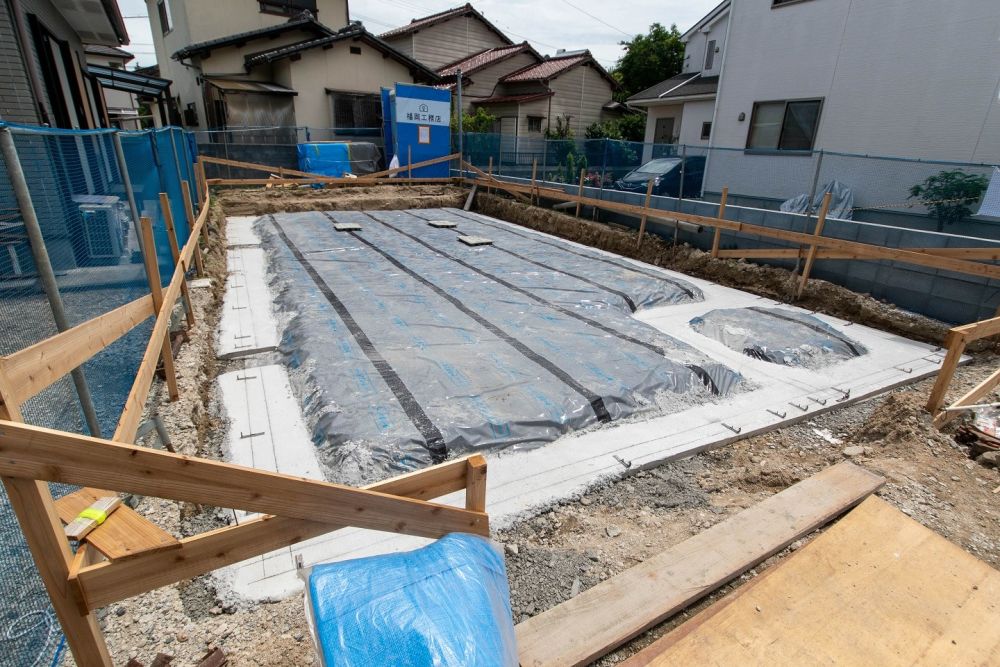 「福岡市南区22」注文住宅現場リポート②【基礎工事】【捨てコン】