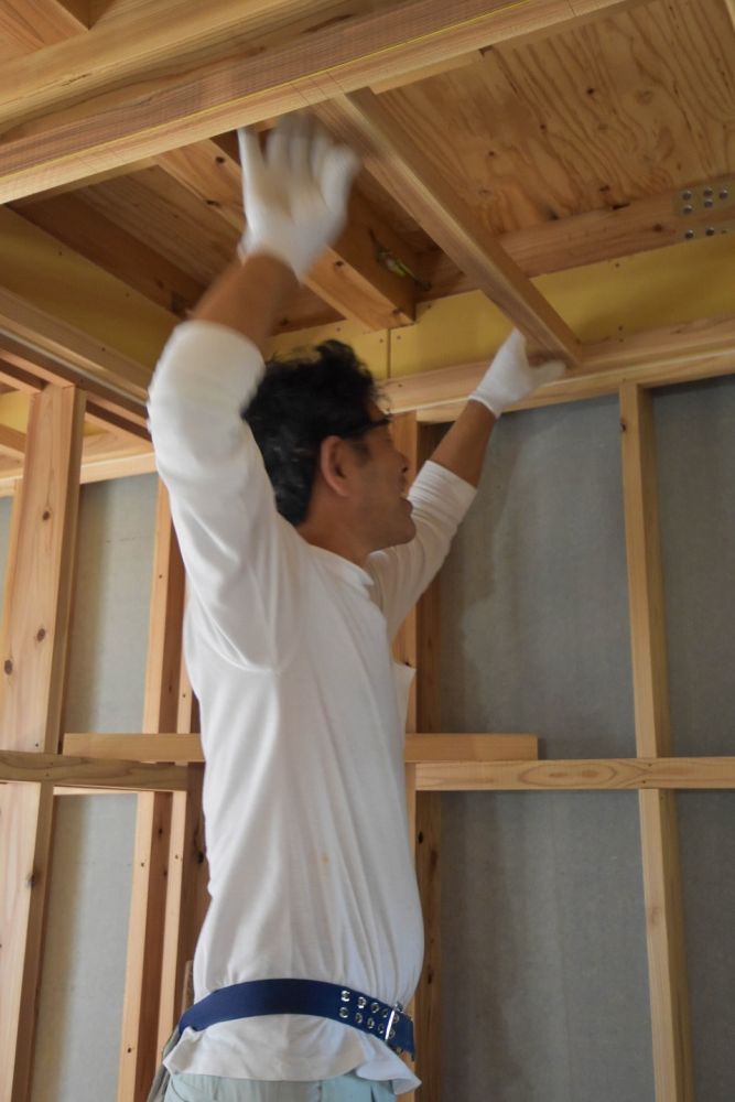 「福岡市南区19」注文住宅現場リポート⑥【木工事】【石膏ボード】