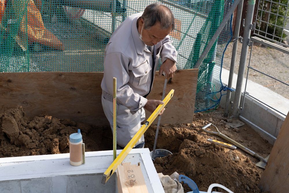 「福岡市城南区05」注文住宅現場リポート③【木工事】【土台敷き】