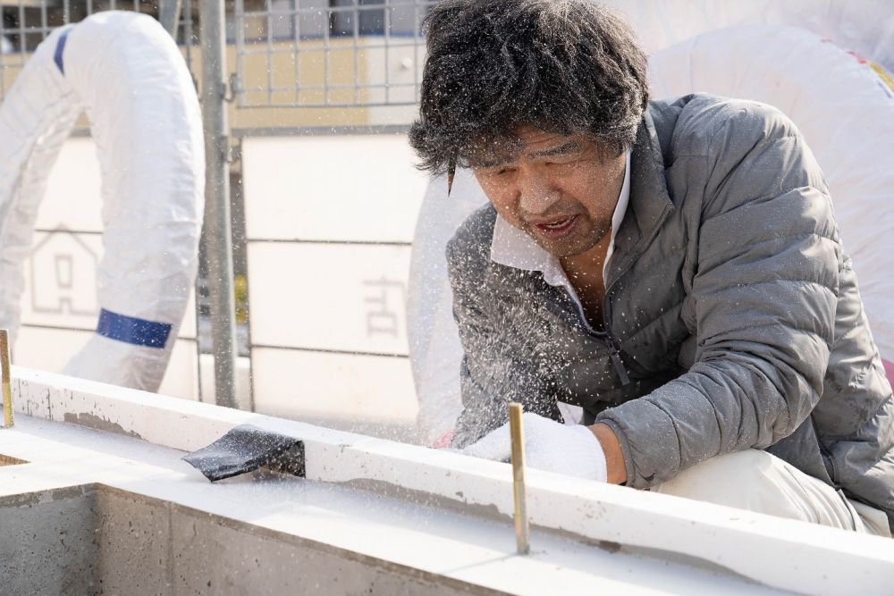 「福岡市城南区05」注文住宅現場リポート③【木工事】【土台敷き】