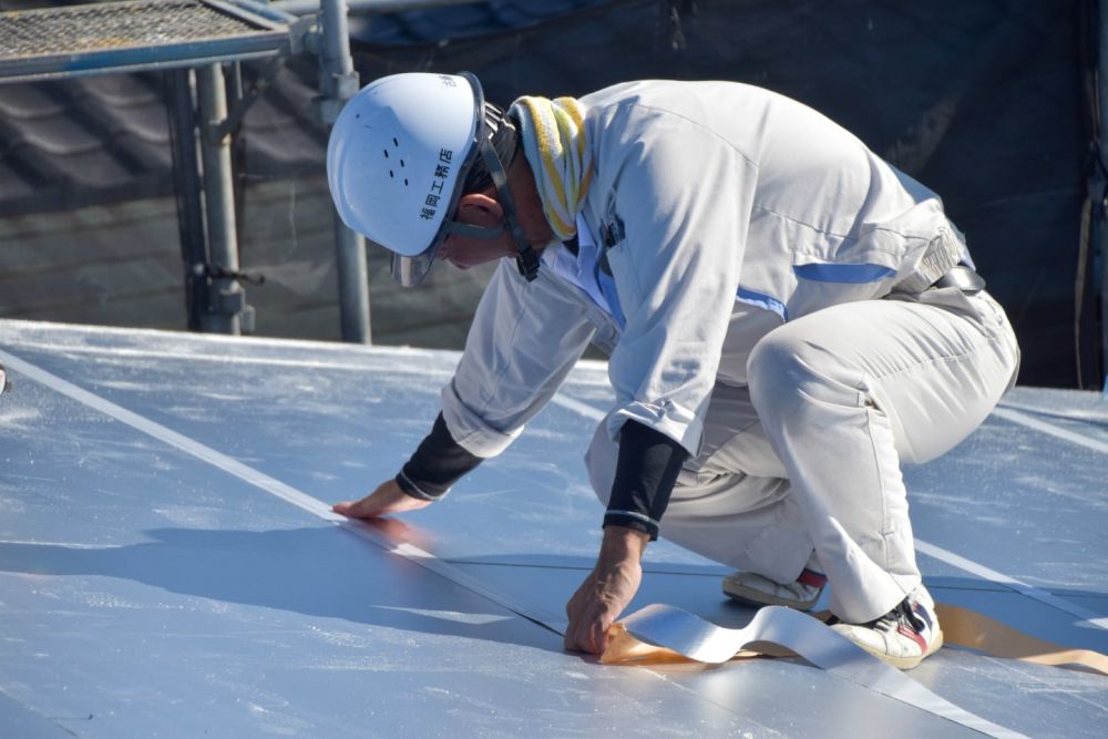 福岡市早良区小田部02　注文住宅建築現場リポート④　～祝・上棟式2日目～