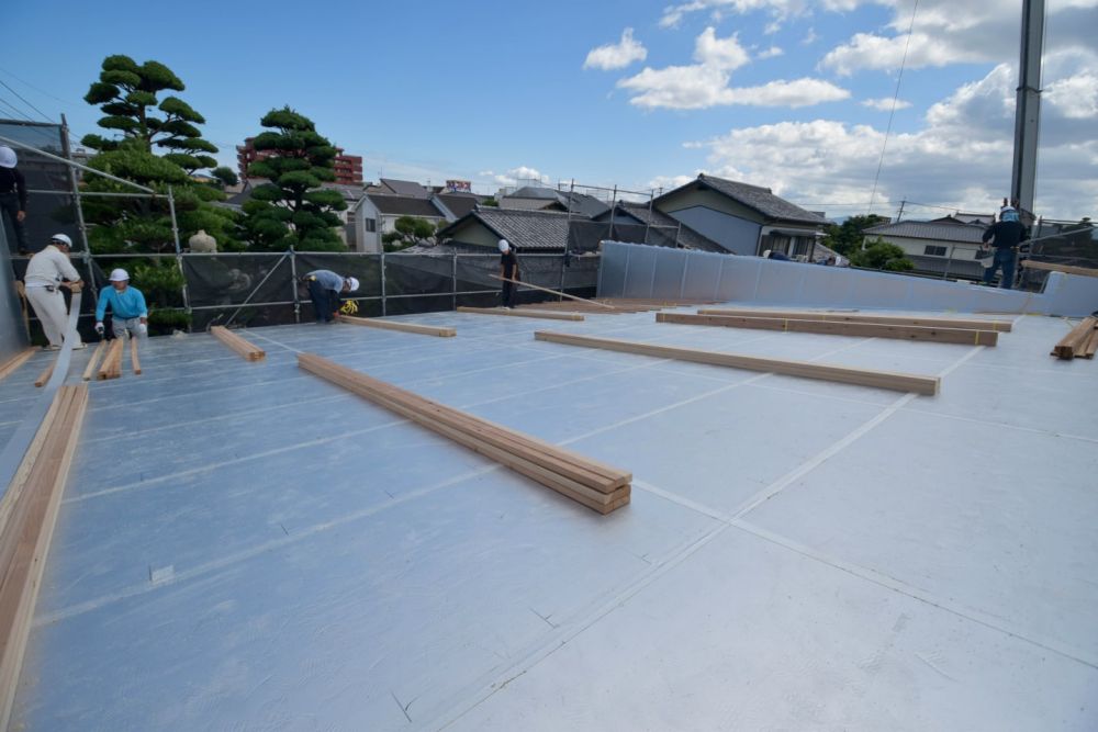 「福岡市早良区小田部02」注文住宅現場リポート④【上棟式】