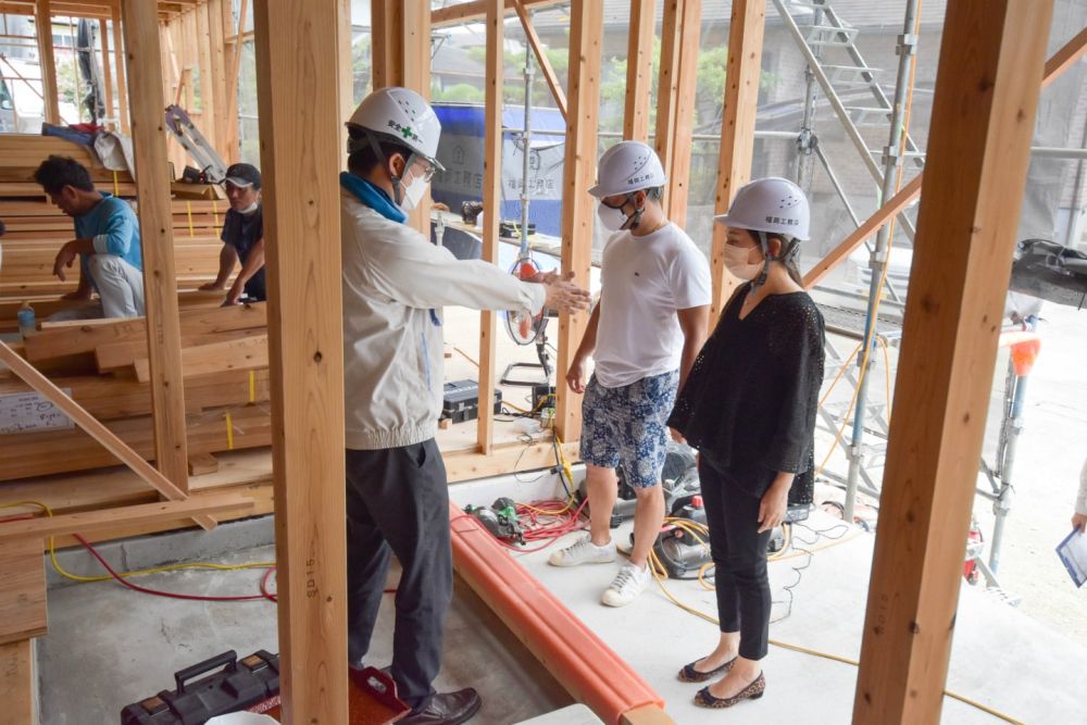 「福岡市早良区小田部02」注文住宅現場リポート④【上棟式】