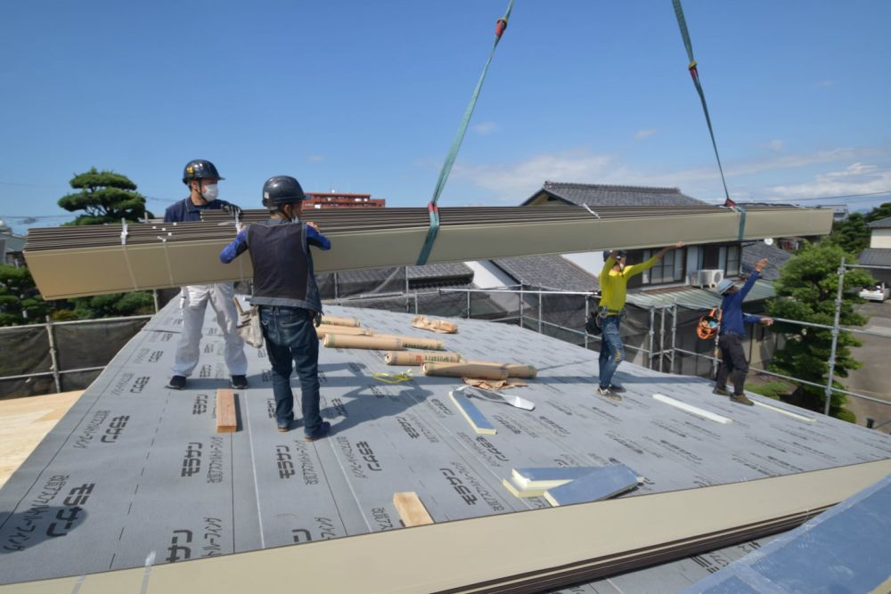 福岡市早良区小田部02　注文住宅建築現場リポート④　～祝・上棟式2日目～