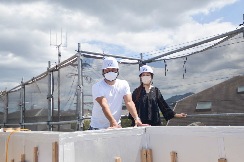 福岡市早良区小田部02　注文住宅建築現場リポート④　～祝・上棟式2日目～