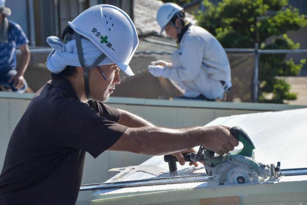 福岡市早良区小田部02　注文住宅建築現場リポート④　～祝・上棟式2日目～