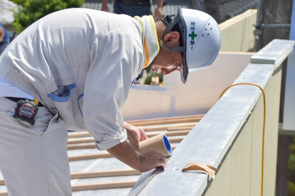 福岡市早良区小田部02　注文住宅建築現場リポート④　～祝・上棟式2日目～