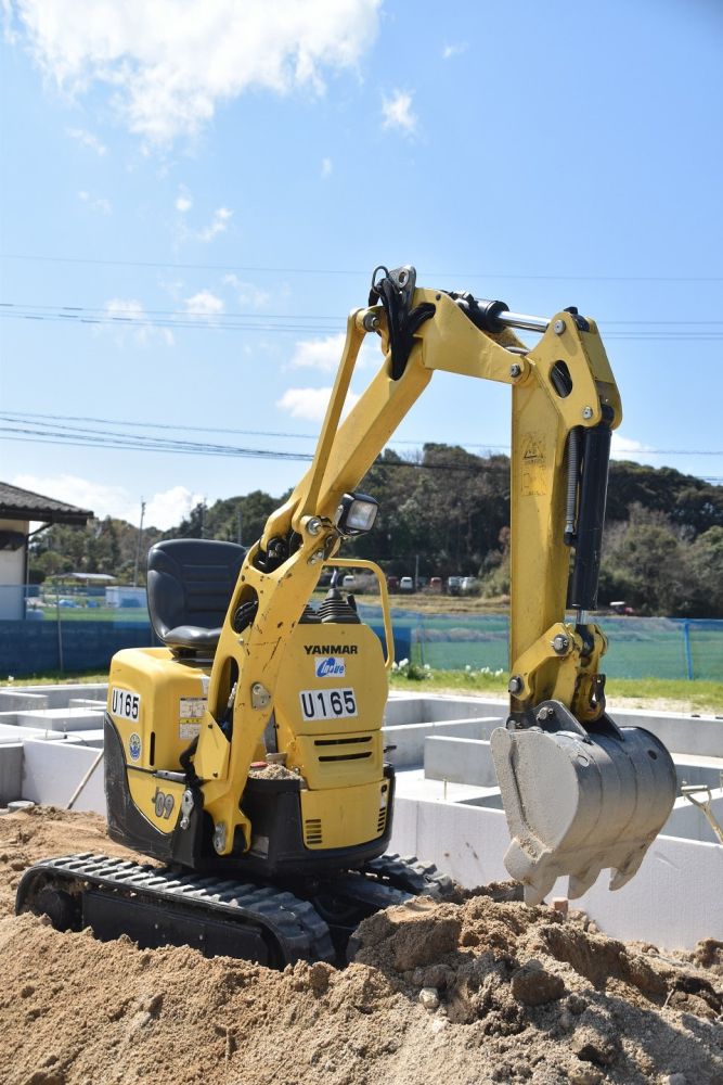 「福岡市西区飯氏01」注文住宅現場リポート③【基礎工事】【給排水】