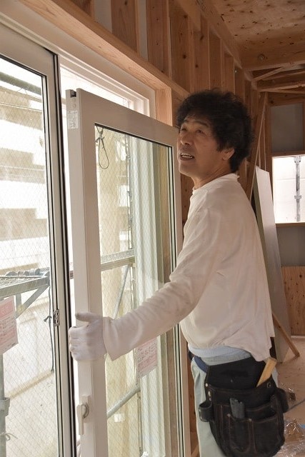 「福岡市中央区03」注文住宅現場リポート⑥【木工事】【サッシ】