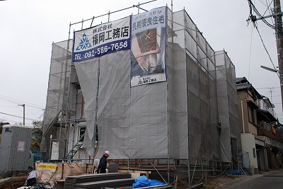 福岡市城南区南片江01　注文住宅建築現場リポート⑩