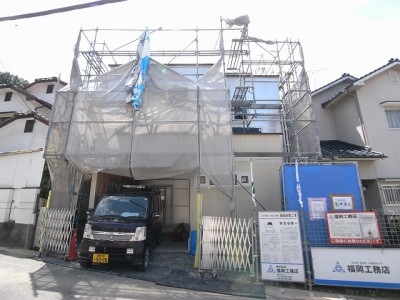 福岡市博多区空港前03　注文住宅建築現場リポート⑨