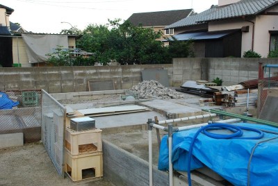 福岡市南区的場01　注文住宅建築現場リポート①