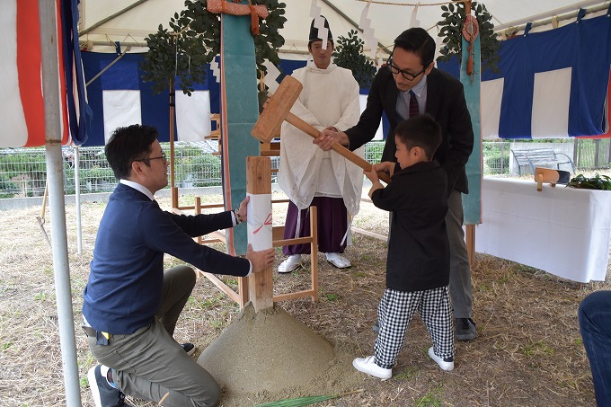 「筑紫野市04」注文住宅現場リポート①【地鎮祭】