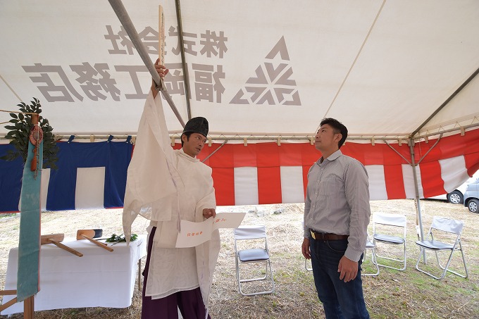「筑紫野市04」注文住宅現場リポート①【地鎮祭】