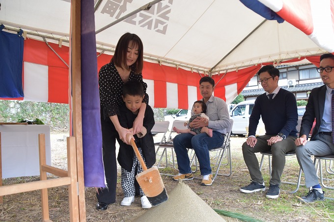 福岡県筑紫野市04　注文住宅建築現場リポート①　～地鎮祭～