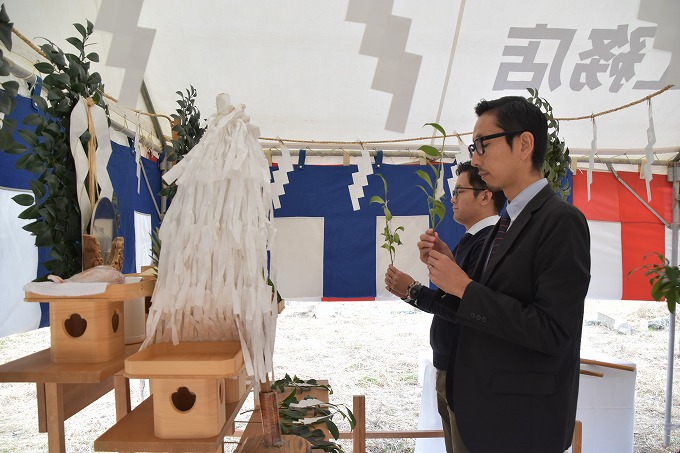 「筑紫野市04」注文住宅現場リポート①【地鎮祭】