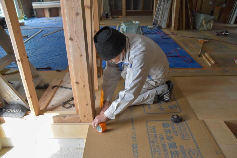 「福津市東福間01」注文住宅現場リポート⑥【木工事】【下地】