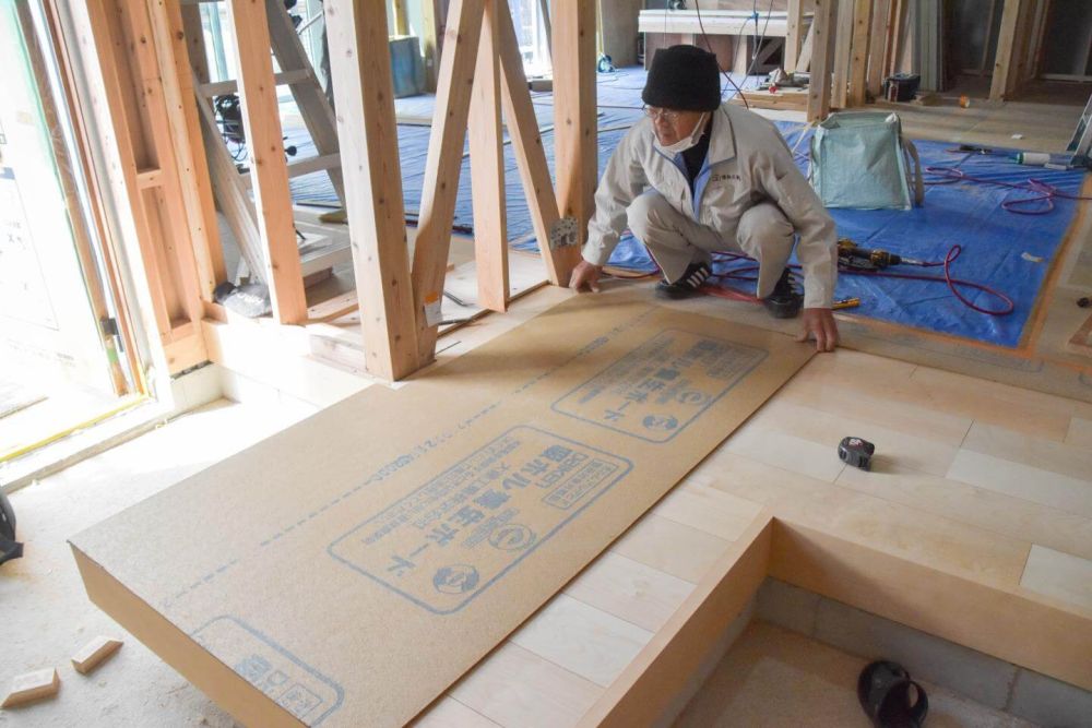 「福津市東福間01」注文住宅現場リポート⑥【木工事】【下地】