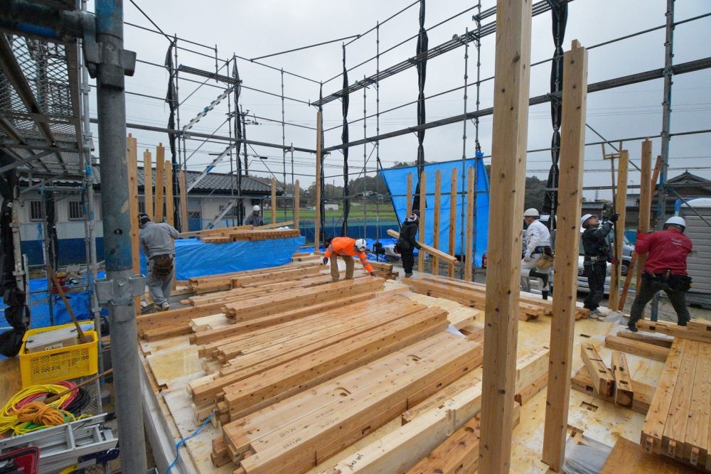 「福岡市西区飯氏01」注文住宅現場リポート⑤【上棟式】
