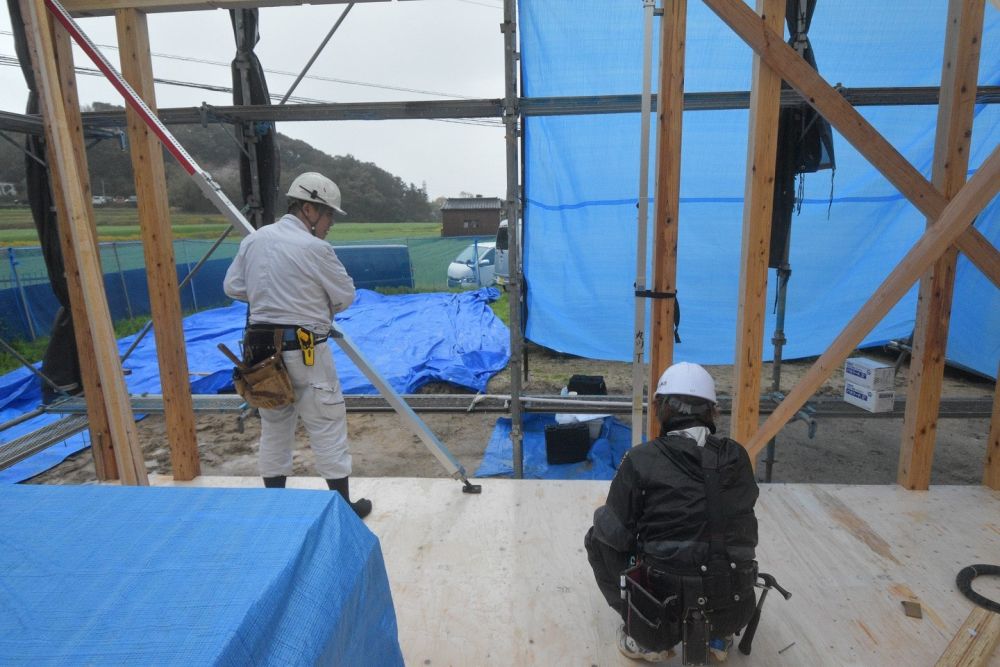 福岡市西区飯氏01　注文住宅建築現場リポート⑤　～上棟式～