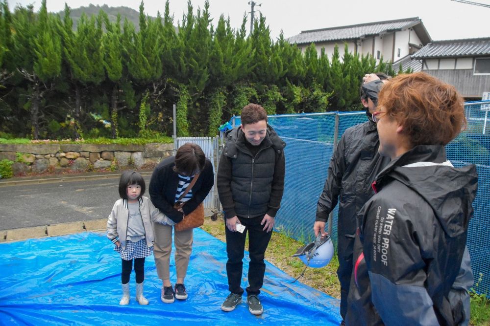 福岡市西区飯氏01　注文住宅建築現場リポート⑤　～上棟式～