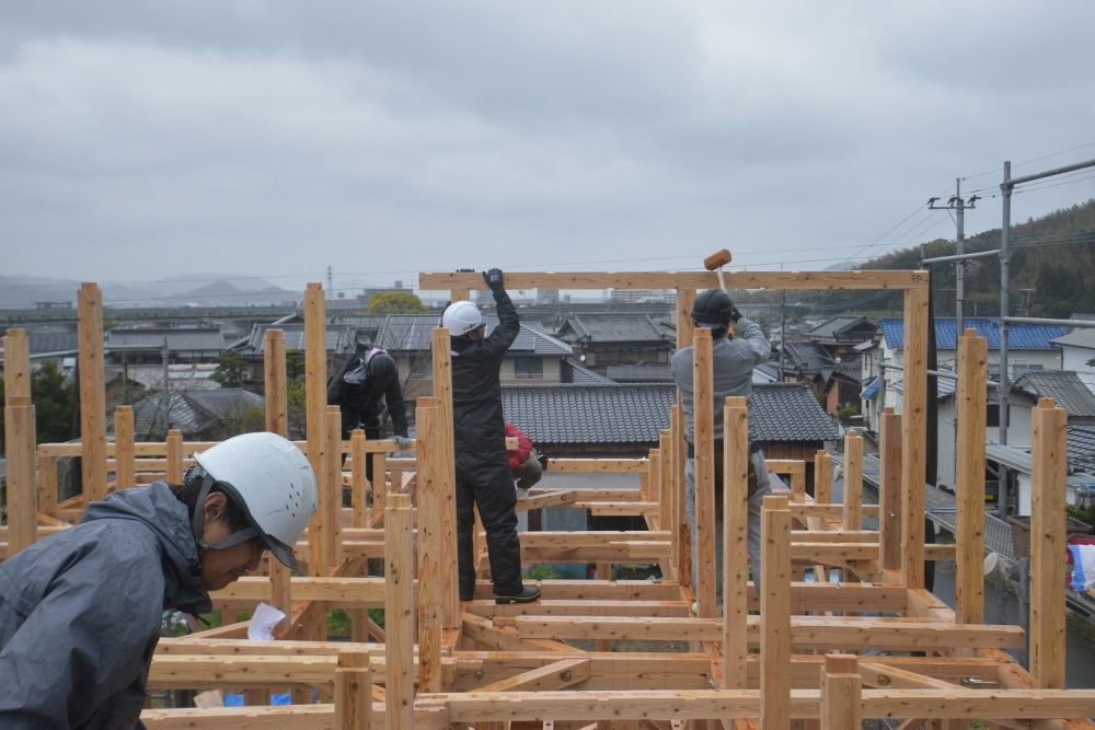 福岡市西区飯氏01　注文住宅建築現場リポート⑤　～上棟式～