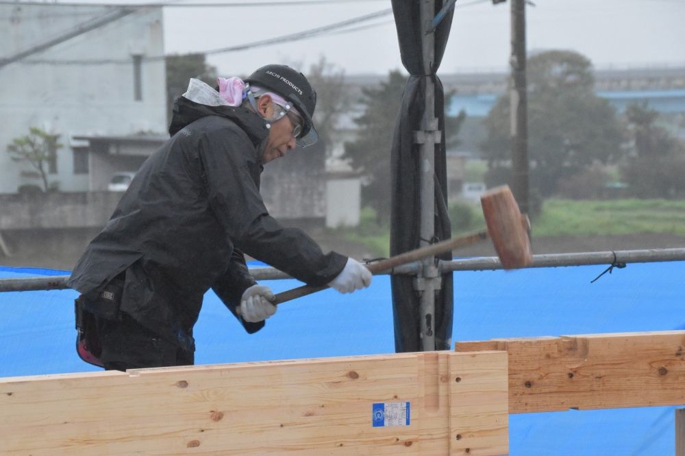 福岡市西区飯氏01　注文住宅建築現場リポート⑤　～上棟式～