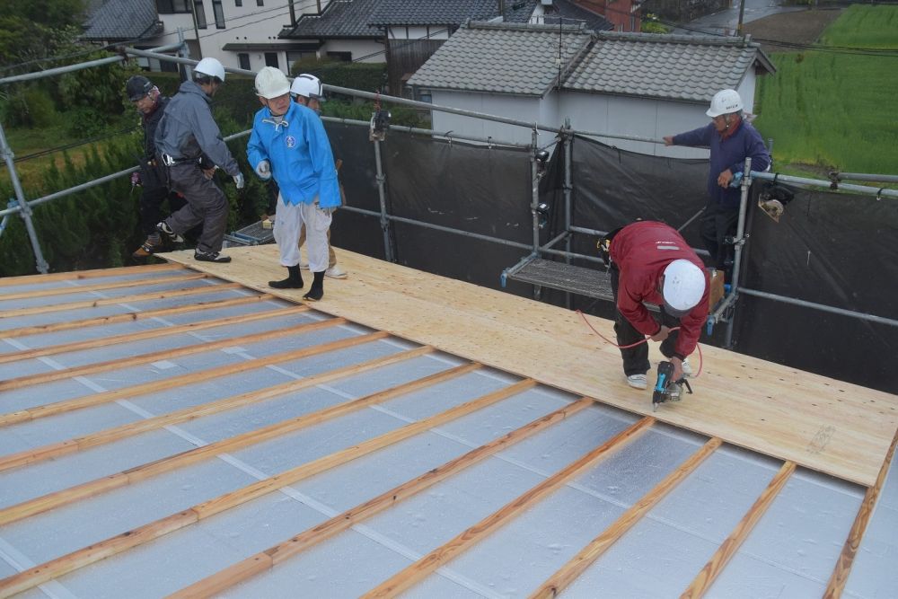 福岡市西区飯氏01　注文住宅建築現場リポート⑤　～上棟式～