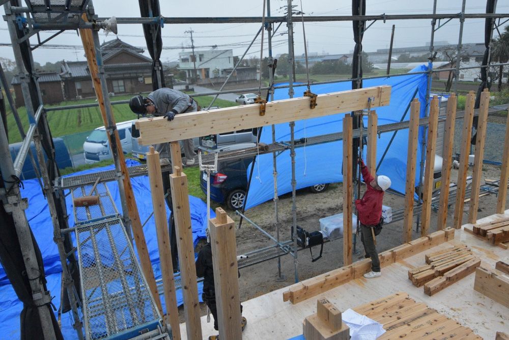 「福岡市西区飯氏01」注文住宅現場リポート⑤【上棟式】