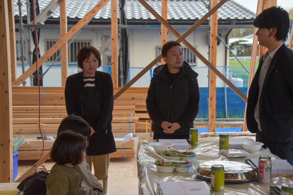 「福岡市西区飯氏01」注文住宅現場リポート⑤【上棟式】
