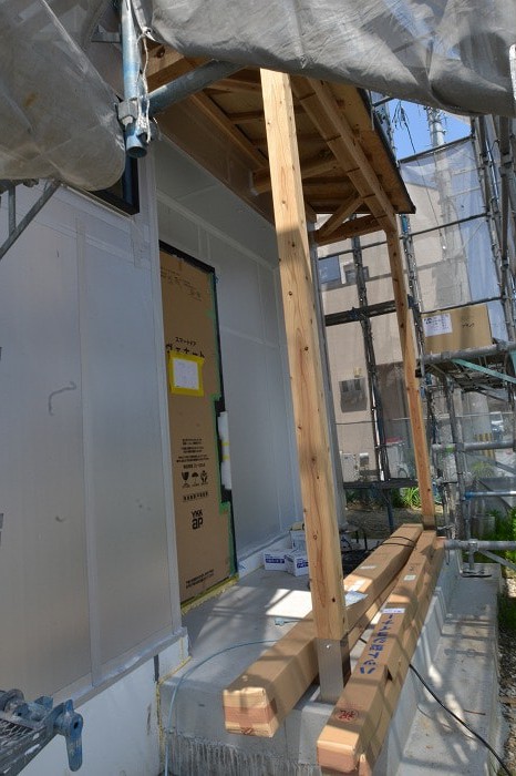 「朝倉郡筑前町東小田01」注文住宅現場リポート⑦【木工事】【外断熱材】