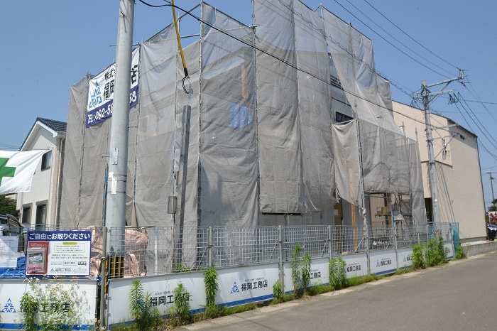 「朝倉郡筑前町東小田01」注文住宅現場リポート⑦【木工事】【外断熱材】
