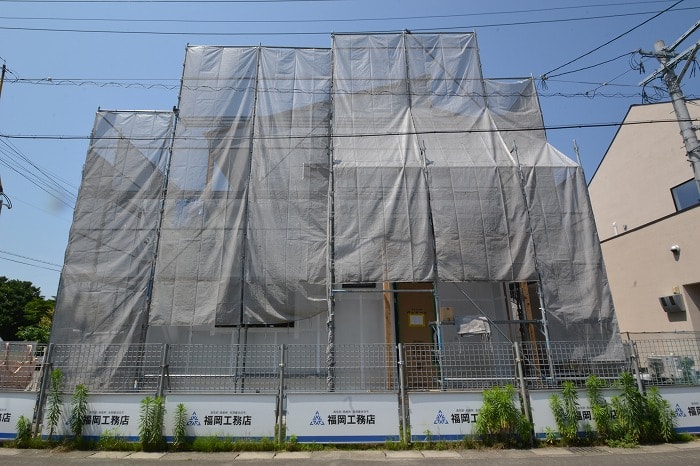 「朝倉郡筑前町東小田01」注文住宅現場リポート⑦【木工事】【外断熱材】