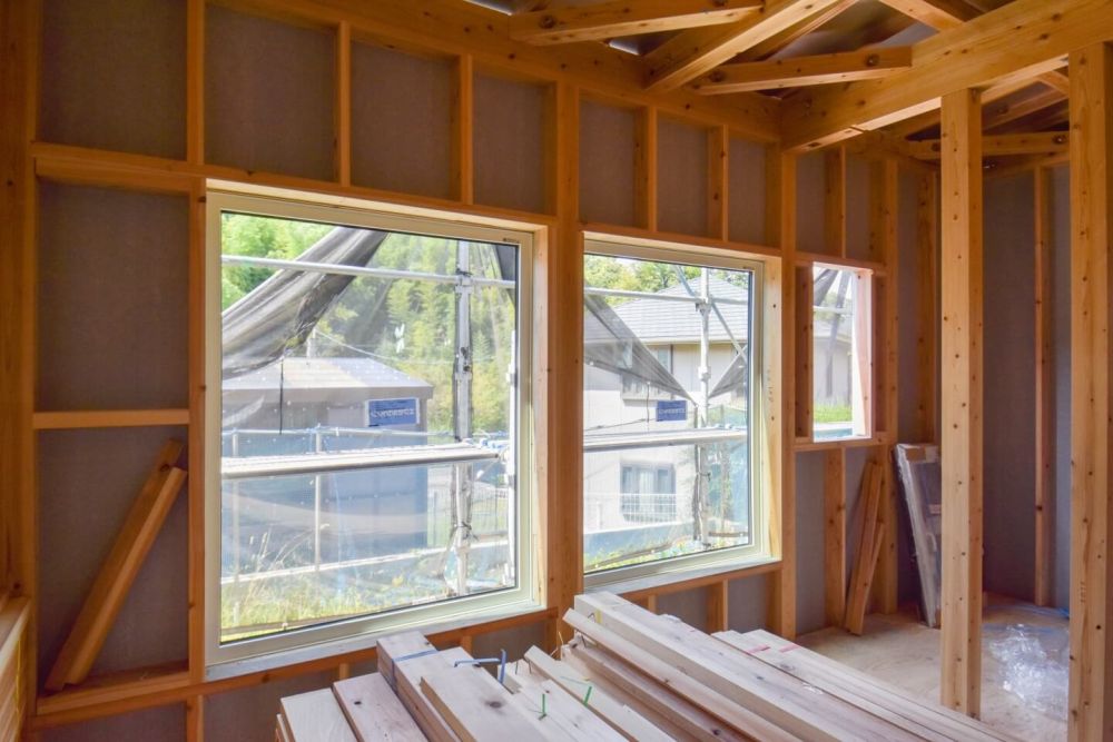 「那珂川市07」注文住宅現場リポート④【木工事】【サッシ】
