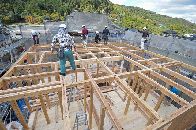 福岡県那珂川市05　注文住宅建築現場リポート⑤　～上棟式～