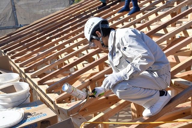 福岡県那珂川市05　注文住宅建築現場リポート⑤　～上棟式～