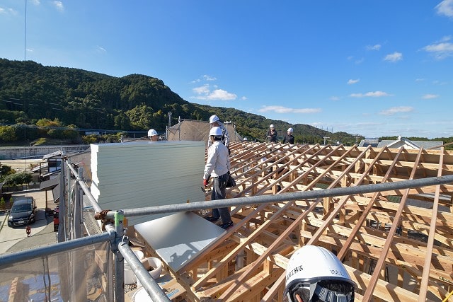 福岡県那珂川市05　注文住宅建築現場リポート⑤　～上棟式～