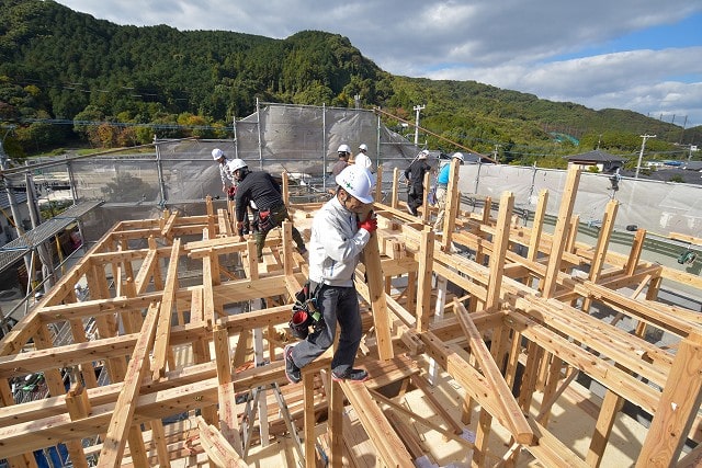 福岡県那珂川市05　注文住宅建築現場リポート⑤　～上棟式～