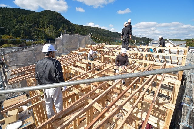 福岡県那珂川市05　注文住宅建築現場リポート⑤　～上棟式～