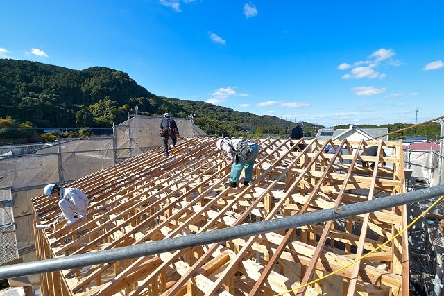 福岡県那珂川市05　注文住宅建築現場リポート⑤　～上棟式～