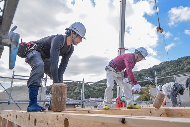 福岡県那珂川市05　注文住宅建築現場リポート⑤　～上棟式～