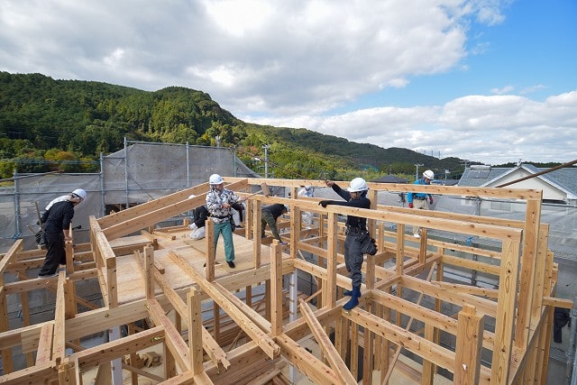 福岡県那珂川市05　注文住宅建築現場リポート⑤　～上棟式～