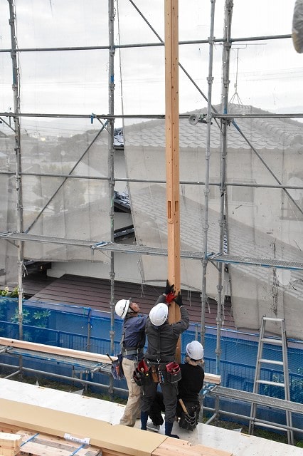 福岡県那珂川市05　注文住宅建築現場リポート⑤　～上棟式～