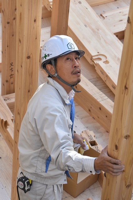 福岡県那珂川市05　注文住宅建築現場リポート⑤　～上棟式～