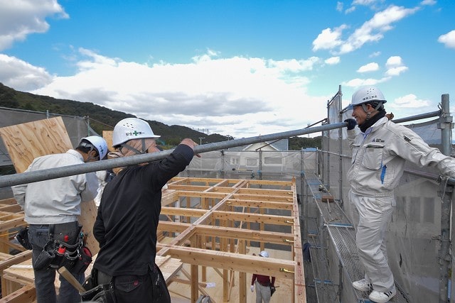 福岡県那珂川市05　注文住宅建築現場リポート⑤　～上棟式～