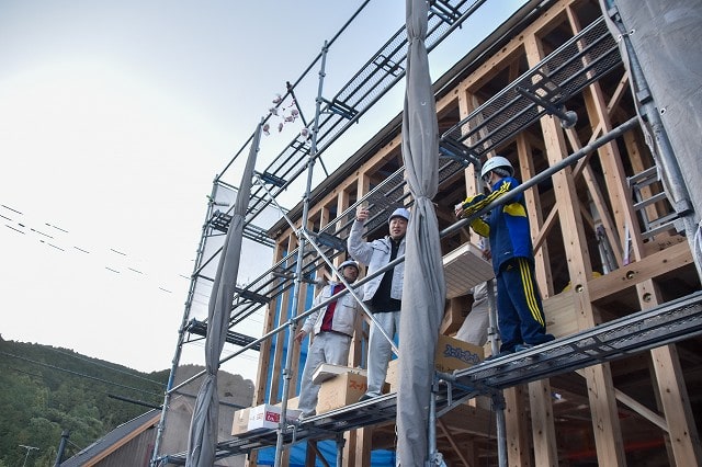 福岡県那珂川市05　注文住宅建築現場リポート⑤　～上棟式～