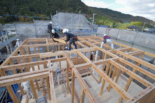 福岡県那珂川市05　注文住宅建築現場リポート⑤　～上棟式～