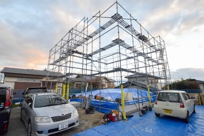 福岡県那珂川市05　注文住宅建築現場リポート⑤　～上棟式～