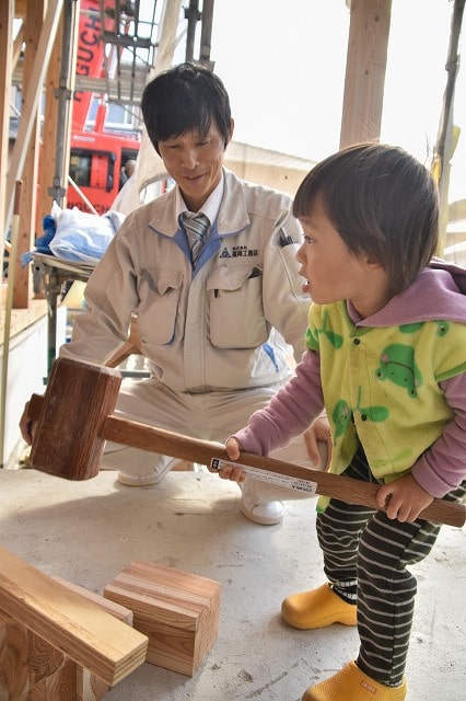 福岡県那珂川市05　注文住宅建築現場リポート⑤　～上棟式～