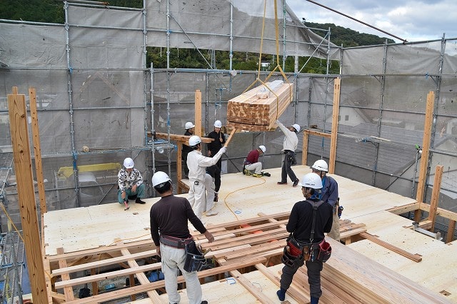 福岡県那珂川市05　注文住宅建築現場リポート⑤　～上棟式～